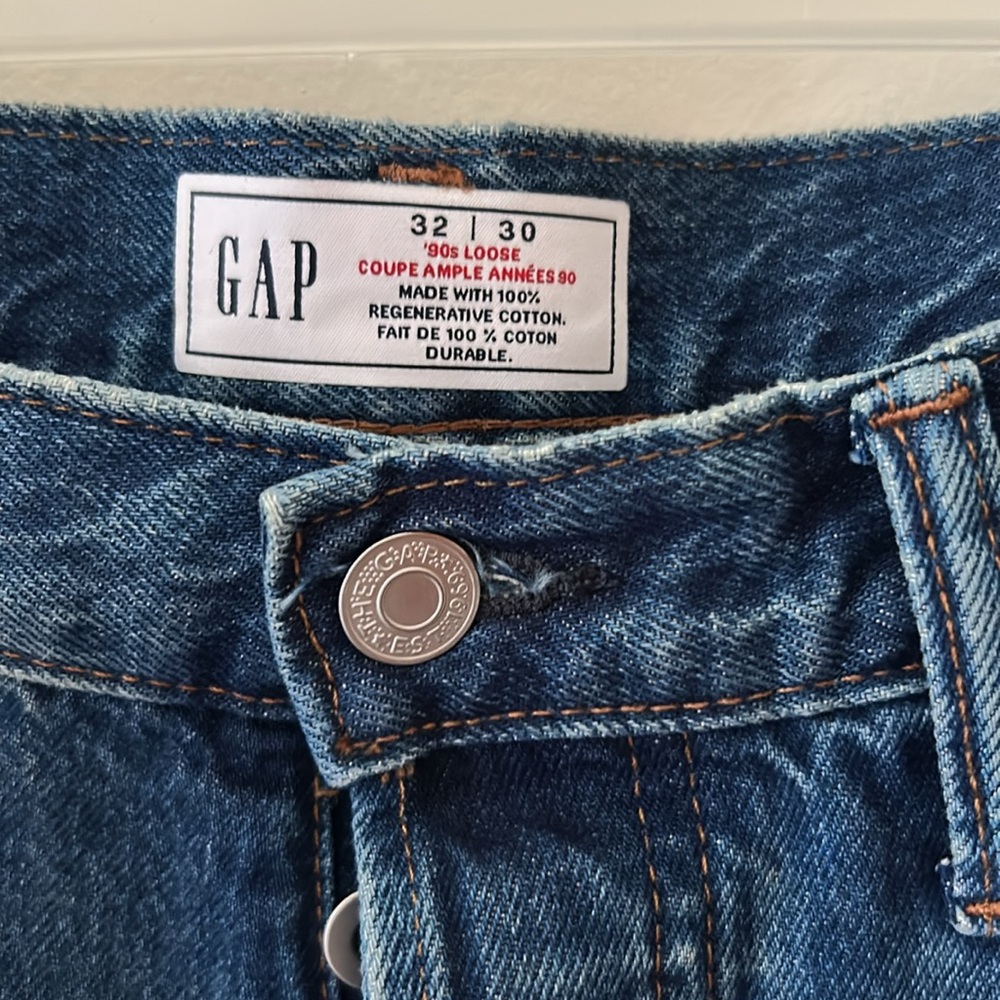 GAP 90s loose blue jeans - Picture 3 of 5